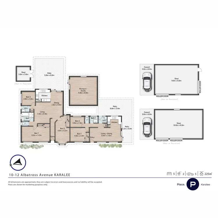 Floorplan of Homely house listing, 10-12 Albatross Avenue, Karalee QLD 4306