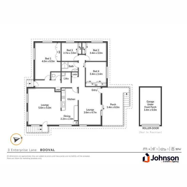 Floorplan of Homely house listing, 3 Enterprise Lane, Booval QLD 4304