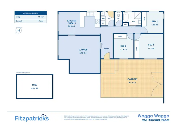 Floorplan of Homely house listing, 251 Kincaid Street, Wagga Wagga NSW 2650