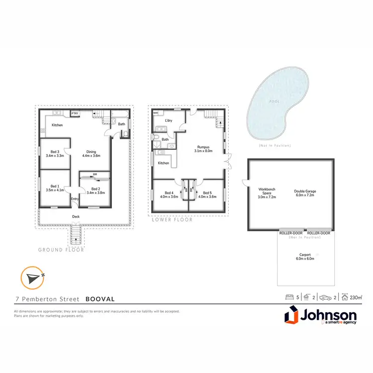 Floorplan of Homely house listing, 7 Pemberton Street, Booval QLD 4304