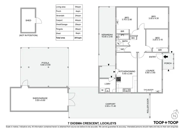 Floorplan of Homely house listing, 7 Diosma Crescent, Lockleys SA 5032