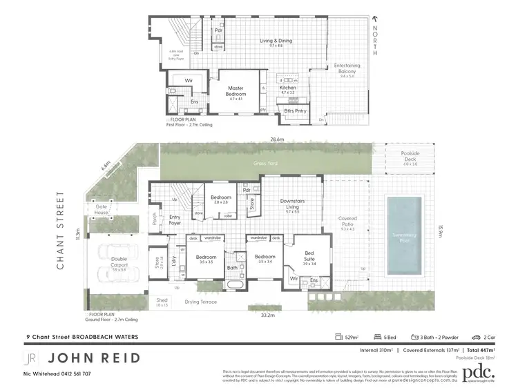 Floorplan of Homely house listing, 9 Chant Street, Broadbeach Waters QLD 4218
