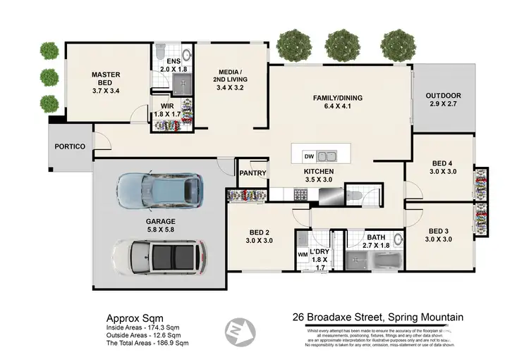Floorplan of Homely house listing, 26 Broadaxe Street, Spring Mountain QLD 4300