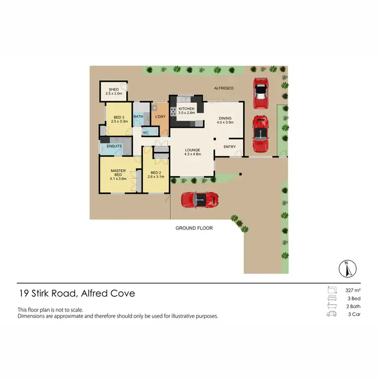 Floorplan of Homely house listing, 19 Stirk Road, Alfred Cove WA 6154