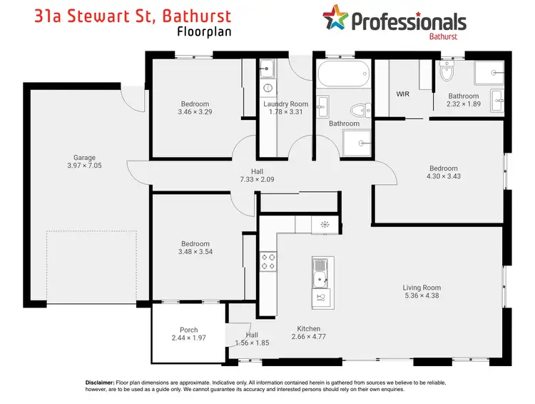 Floorplan of Homely house listing, 31a Stewart Street, Bathurst NSW 2795
