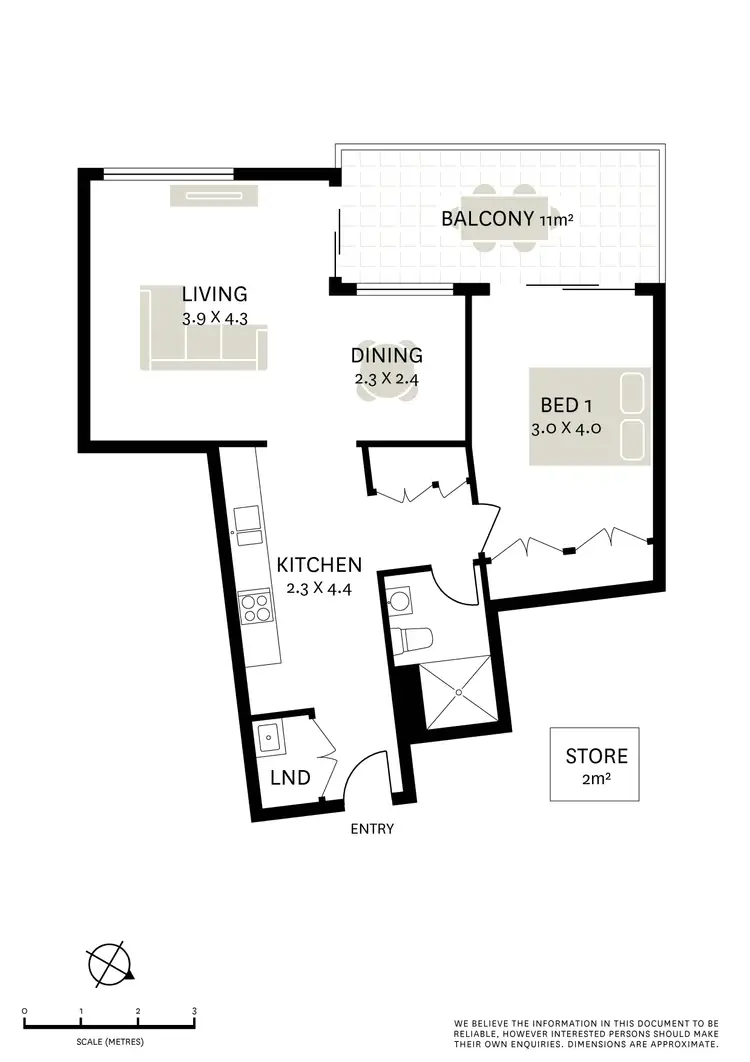 Floorplan of Homely apartment listing, 813/172 Ross Street, Forest Lodge NSW 2037