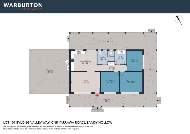 Floorplan of Homely rural property listing, 713 Bylong Valley Way, Sandy Hollow NSW 2333