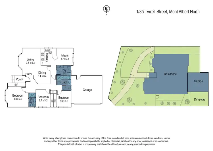 Floorplan of Homely house listing, 1/35 Tyrrell Street, Mont Albert North VIC 3129