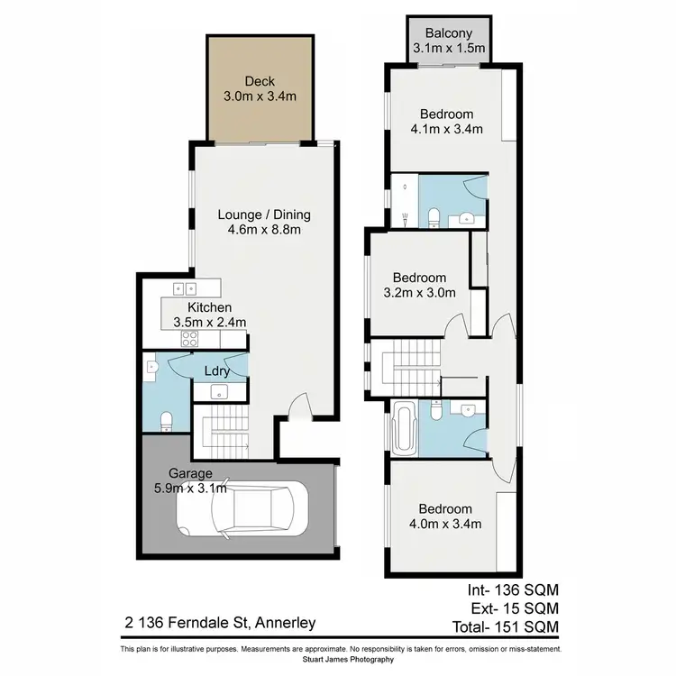 Floorplan of Homely apartment listing, 2/136 Ferndale Street, Annerley QLD 4103