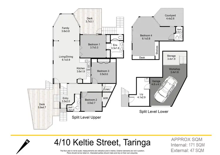 Floorplan of Homely house listing, 2/10 Keltie Street, Taringa QLD 4068