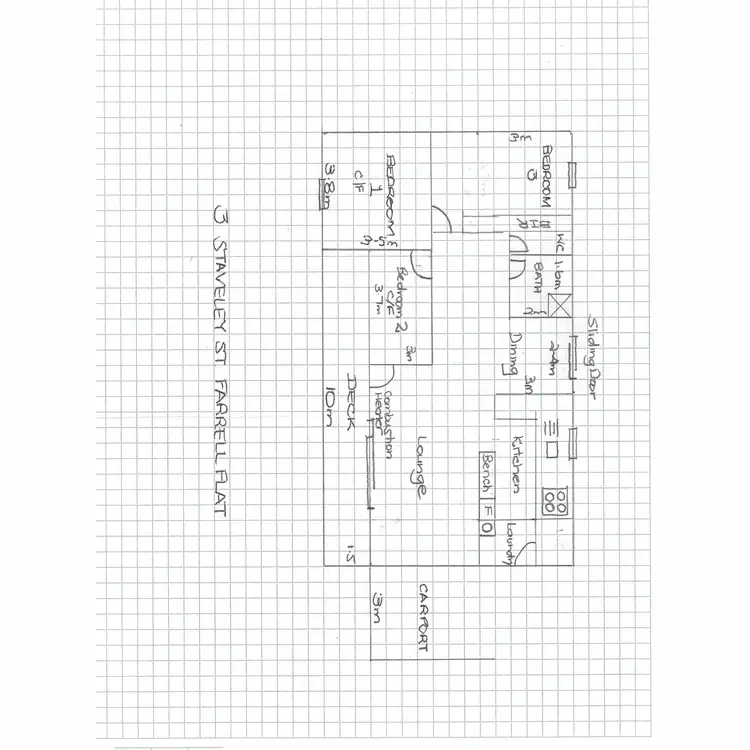 Floorplan of Homely house listing, 3 Staveley Street, Farrell Flat SA 5416