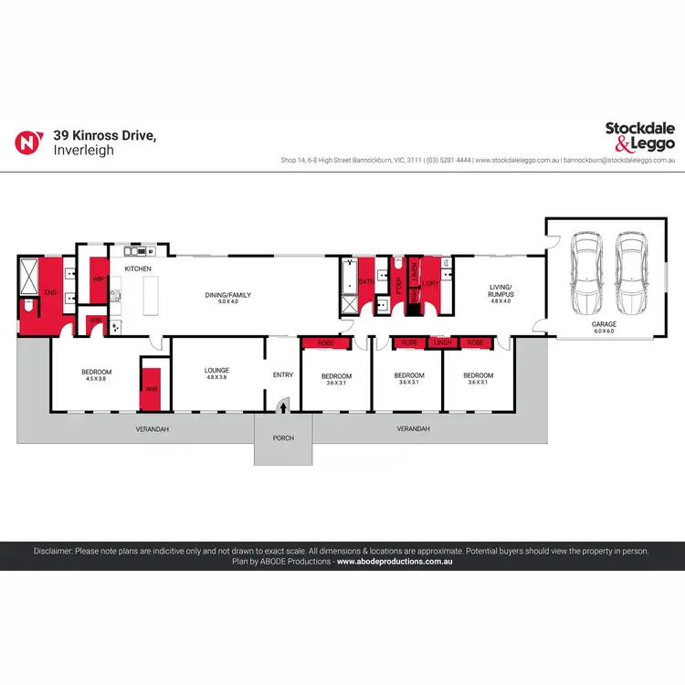 Floorplan of Homely house listing, 39 Kinross Drive, Inverleigh VIC 3321