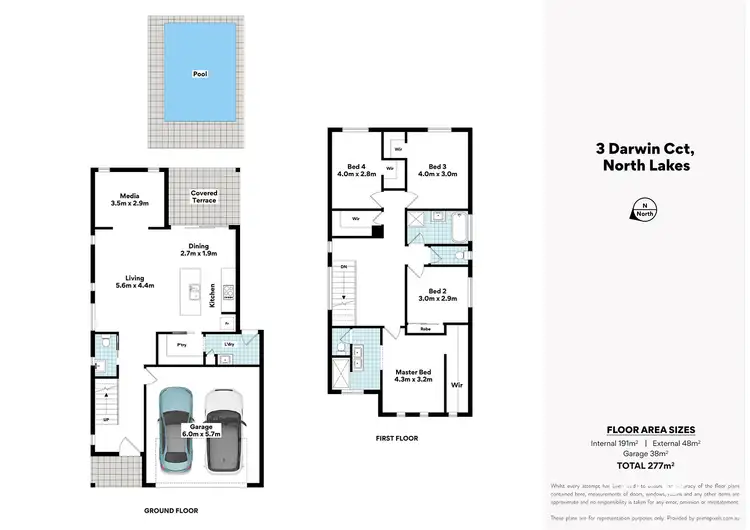 Floorplan of Homely house listing, 3 Darwin Circuit, North Lakes QLD 4509