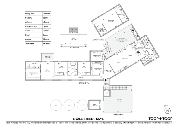 Floorplan of Homely house listing, 6 Vale Street, Skye SA 5072