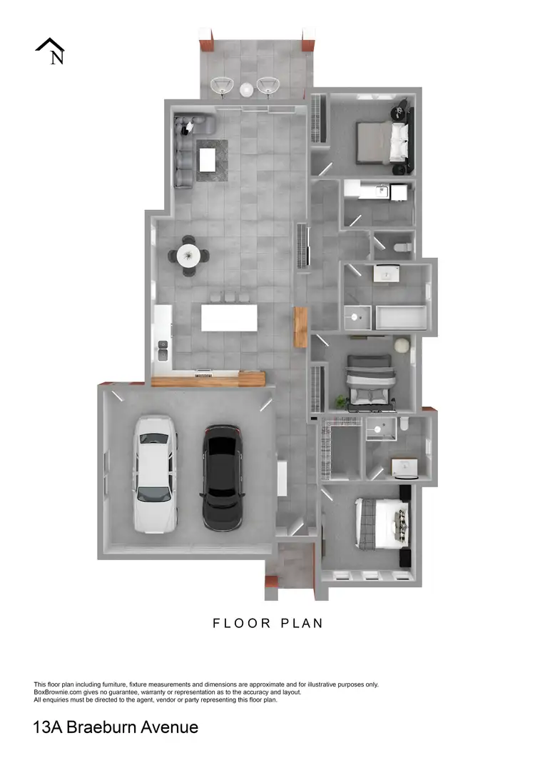 Floorplan of Homely house listing, 13A Braeburn Avenue, Griffith NSW 2680