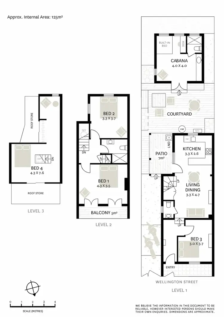 Floorplan of Homely terrace listing, 38 Wellington Street, Waterloo NSW 2017
