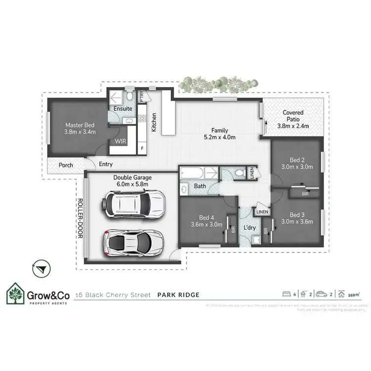 Floorplan of Homely house listing, 16 Black Cherry Street, Park Ridge QLD 4125