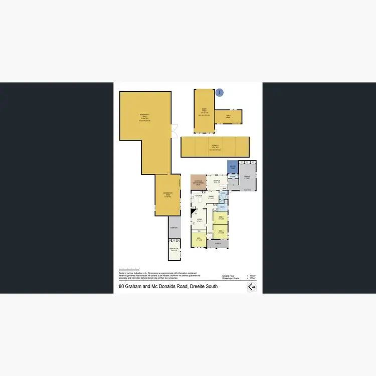 Floorplan of Homely rural property listing, 80 Graham & McDonalds Road, Dreeite VIC 3249