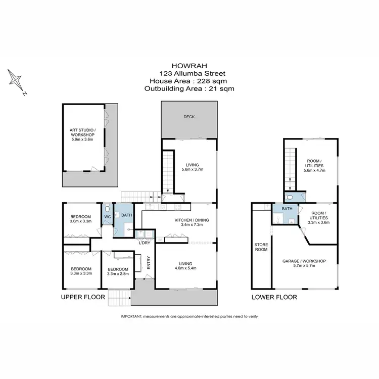 Floorplan of Homely house listing, 123 Allumba Street, Howrah TAS 7018