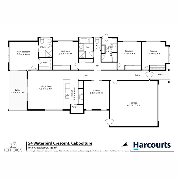 Floorplan of Homely house listing, 54 Waterbird Crescent, Caboolture QLD 4510
