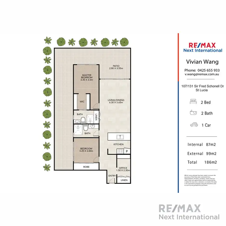 Floorplan of Homely apartment listing, 107/131 Sir Fred Schonell Drive, St Lucia QLD 4067