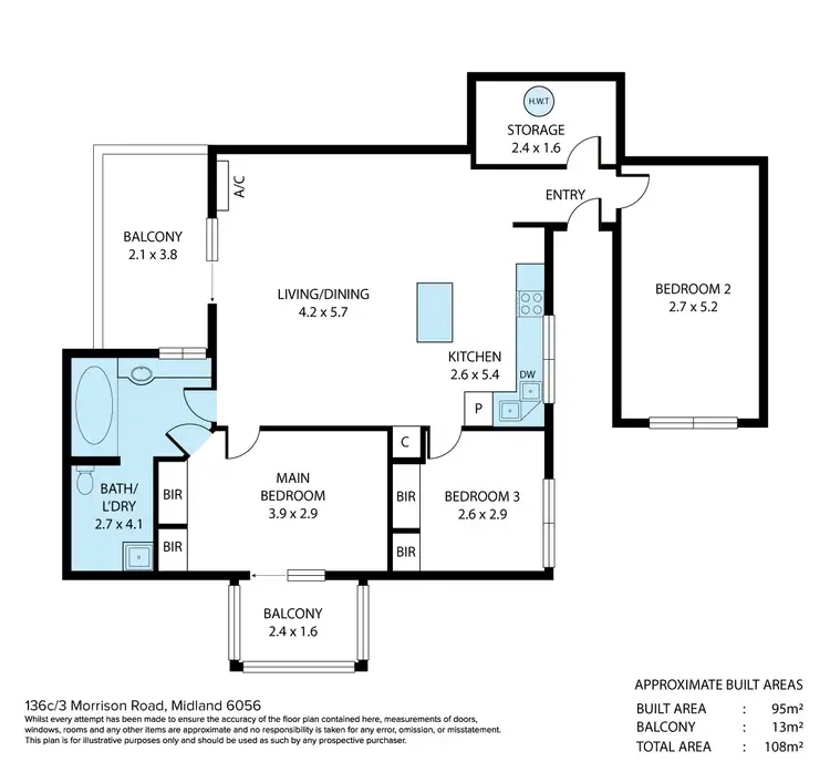 Floorplan of Homely house listing, 136C Morrison Road, Midland WA 6056