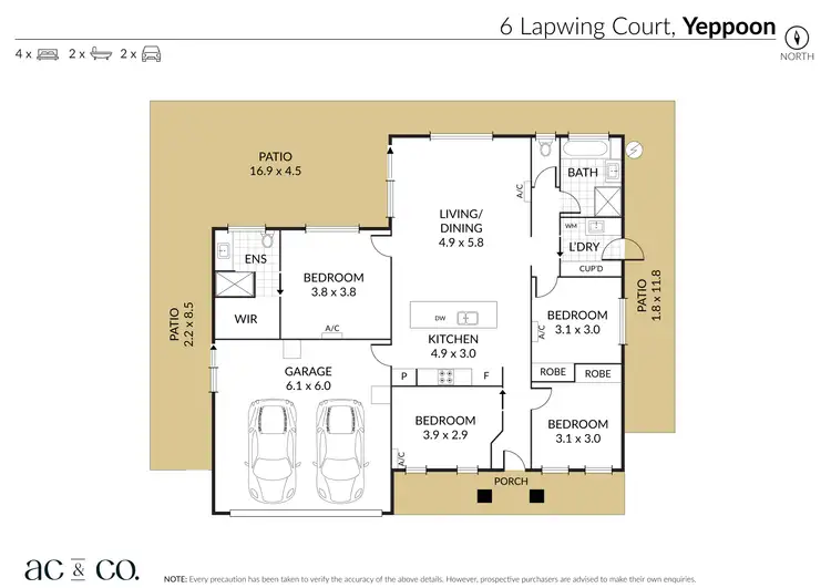 Floorplan of Homely house listing, 6 Lapwing Court, Yeppoon QLD 4703