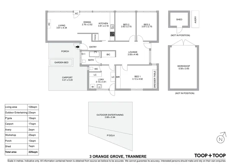 Floorplan of Homely house listing, 3 Orange Grove, Tranmere SA 5073