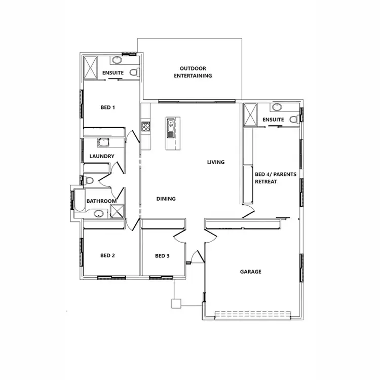 Floorplan of Homely house listing, 27 Longview Street, Ashfield QLD 4670