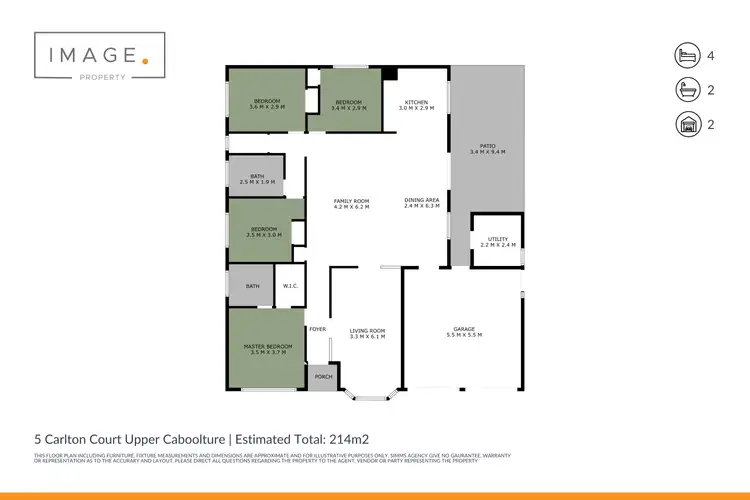 Floorplan of Homely house listing, 5 Carlton Court, Upper Caboolture QLD 4510