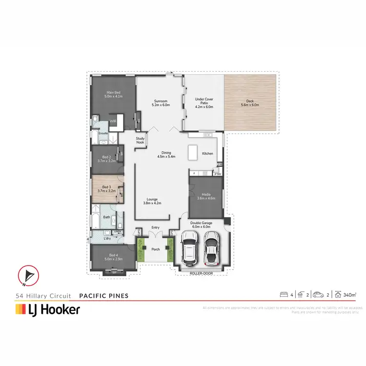 Floorplan of Homely house listing, 54 Hillary Circuit, Pacific Pines QLD 4211