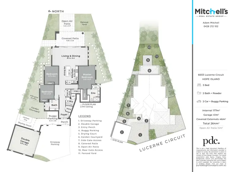 Floorplan of Homely house listing, 6033 Lucerne Circuit, Hope Island QLD 4212