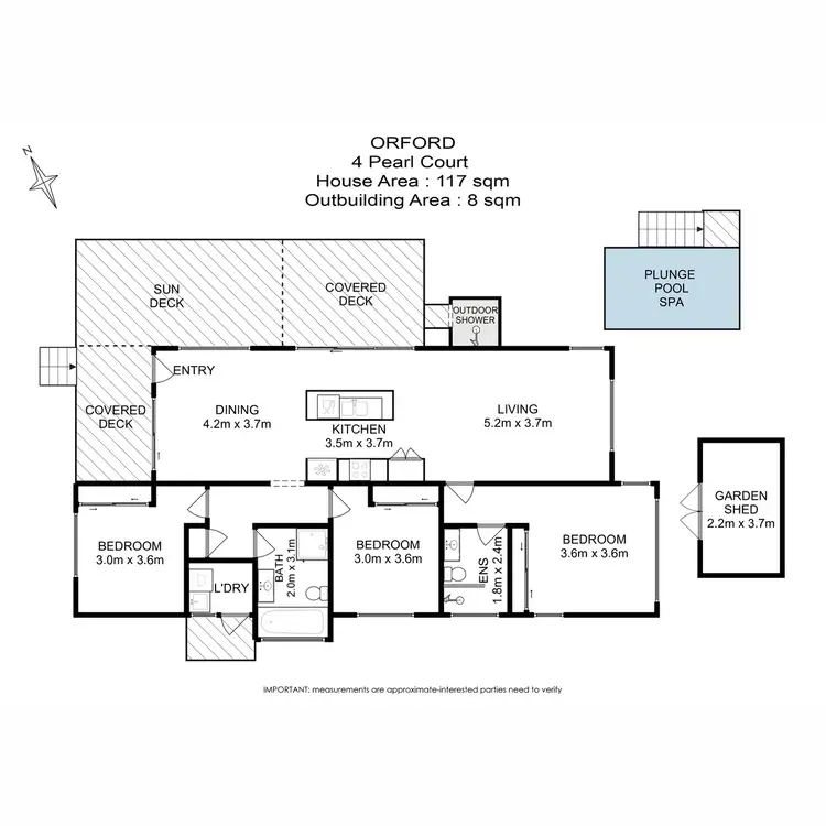 Floorplan of Homely house listing, 4 Pearl Court, Orford TAS 7190