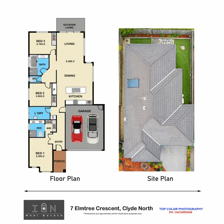 Floorplan of Homely house listing, 7 Elmtree Crescent, Clyde North VIC 3978