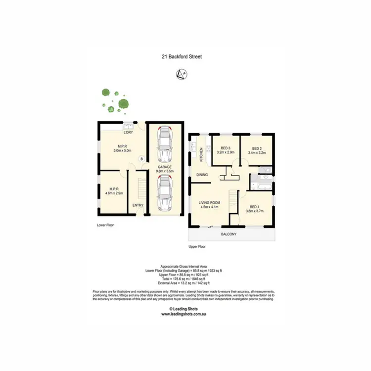 Floorplan of Homely house listing, 21 Backford Street, Chermside West QLD 4032