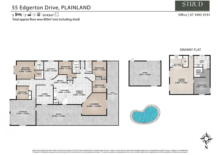 Floorplan of Homely house listing, 55 Edgerton Drive, Plainland QLD 4341