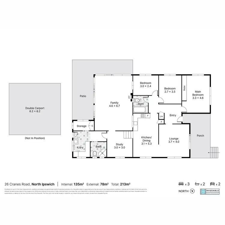Floorplan of Homely house listing, 26 Cranes Road, North Ipswich QLD 4305