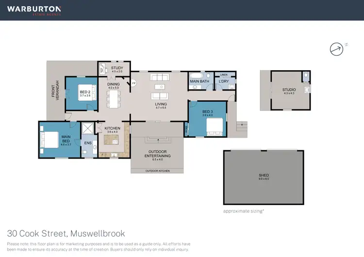 Floorplan of Homely house listing, 30 Cook Street, Muswellbrook NSW 2333