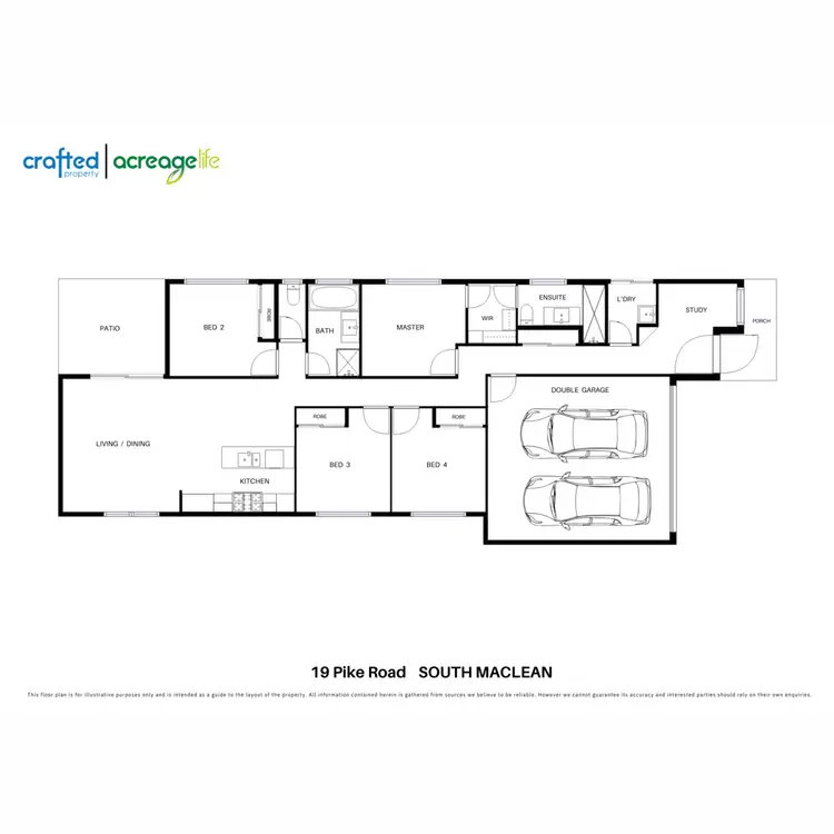 Floorplan of Homely house listing, 19 Pike Road, South Maclean QLD 4280