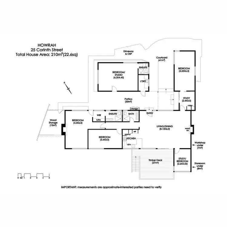 Floorplan of Homely house listing, 25 Corinth Street, Howrah TAS 7018