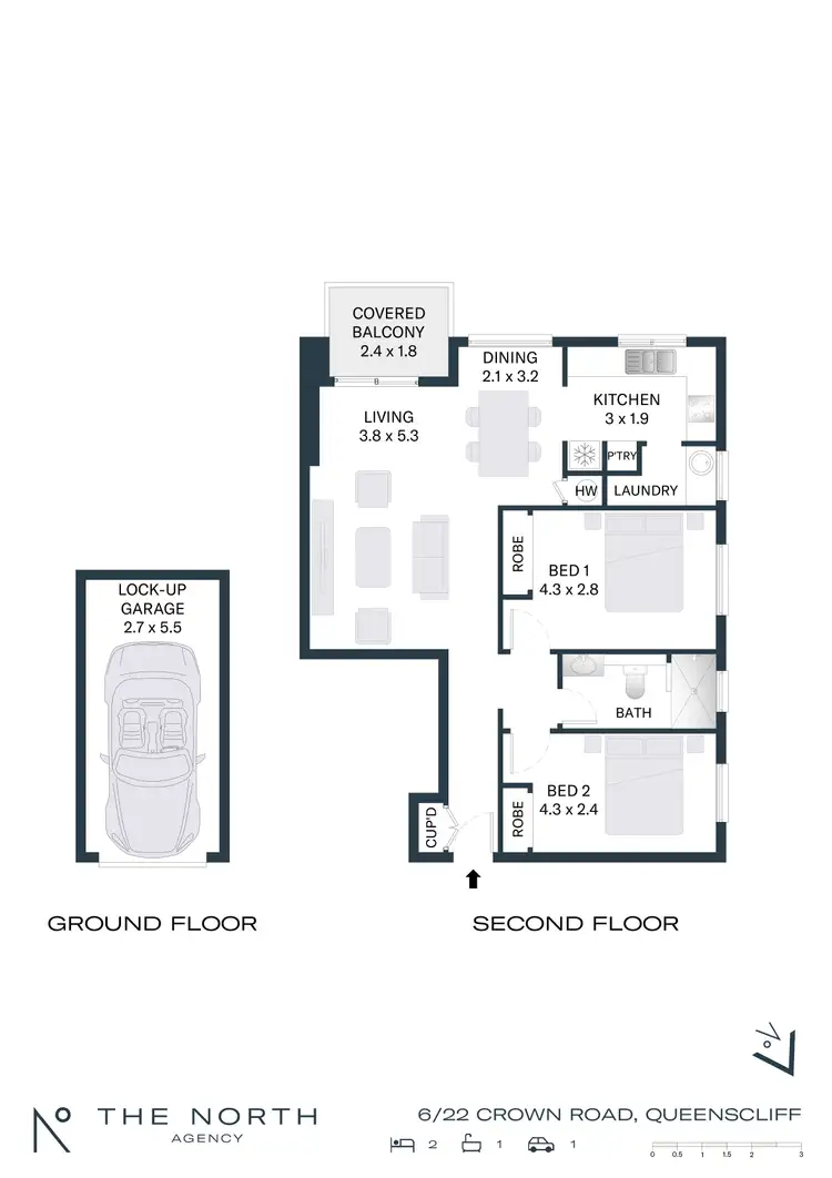 Floorplan of Homely apartment listing, 6/22 Crown Road, Queenscliff NSW 2096