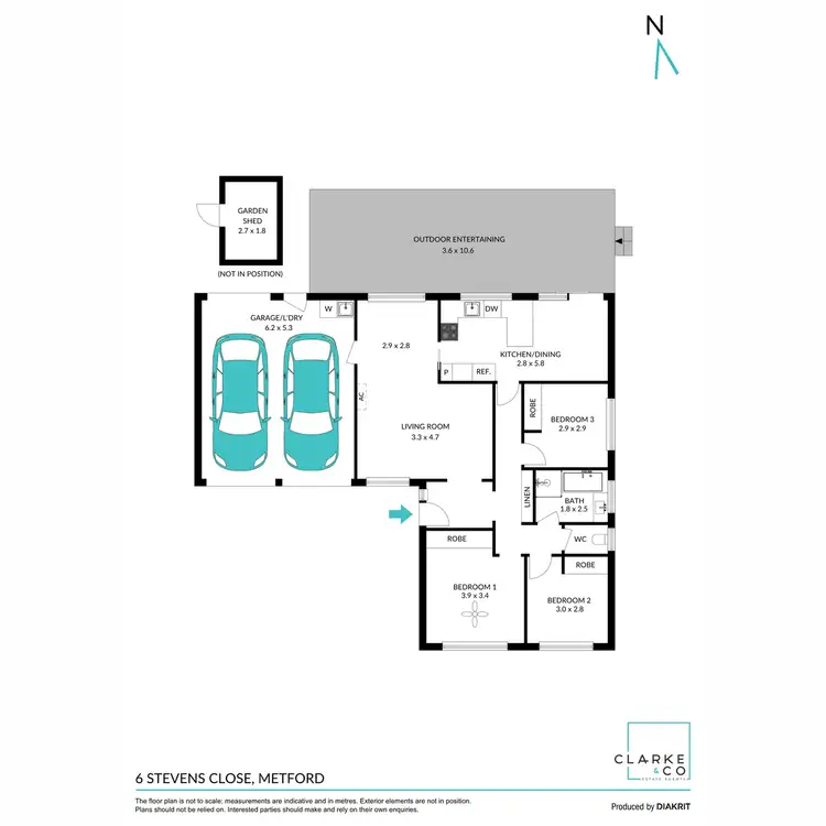 Floorplan of Homely house listing, 6 Stevens Close, Metford NSW 2323