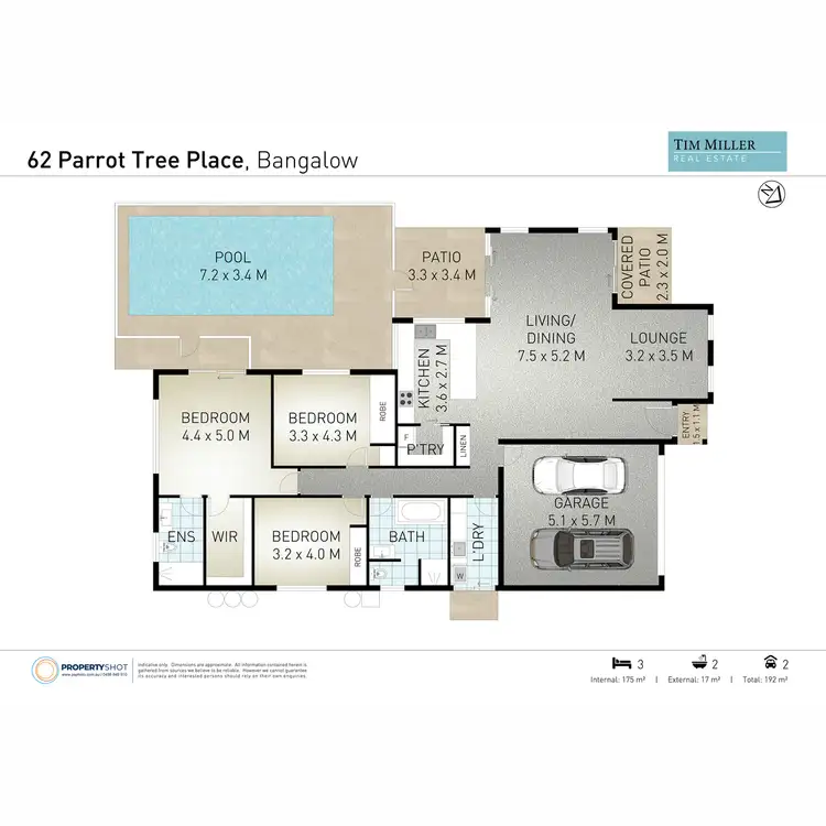 Floorplan of Homely house listing, 62 Parrot Tree Place, Bangalow NSW 2479