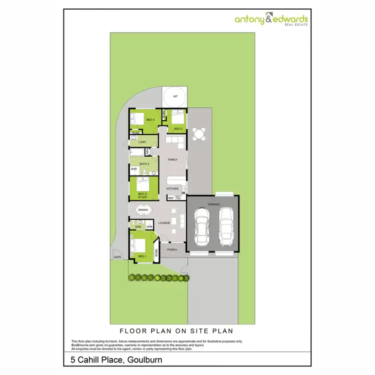 Floorplan of Homely house listing, 5 Cahill Place, Goulburn NSW 2580