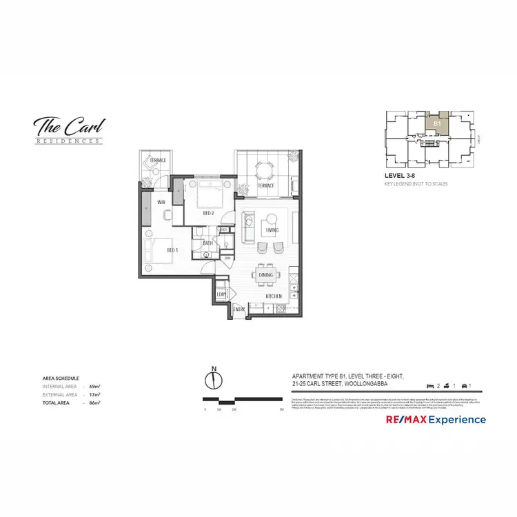 Floorplan of Homely apartment listing, 707/21-25 Carl Street, Woolloongabba QLD 4102
