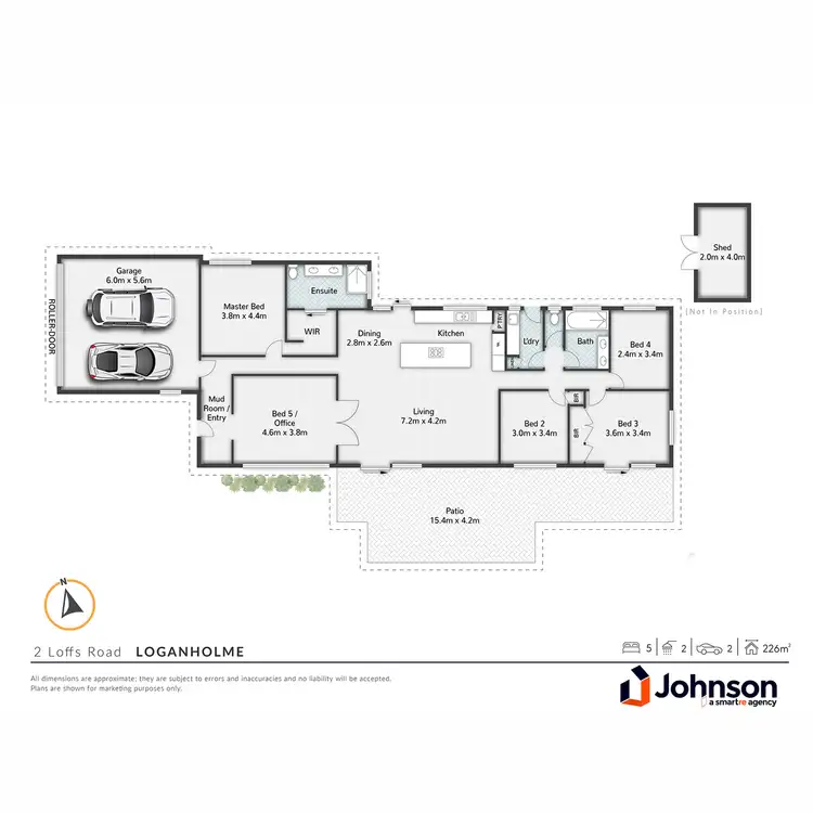 Floorplan of Homely house listing, 2 Loffs Road, Loganholme QLD 4129