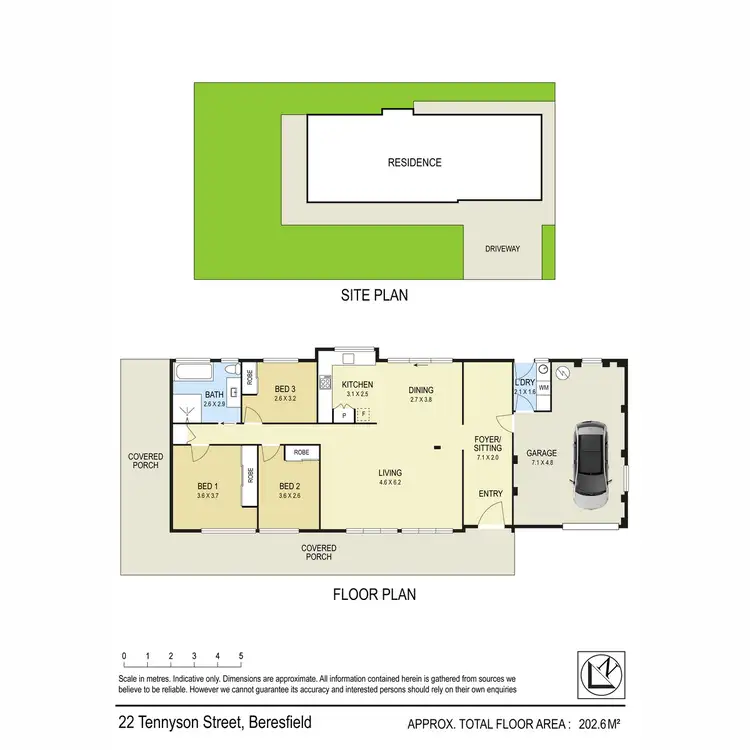 Floorplan of Homely house listing, 22 Tennyson Street, Beresfield NSW 2322