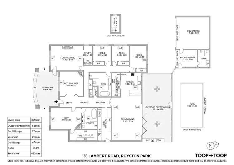 Floorplan of Homely house listing, 38 Lambert Road, Royston Park SA 5070