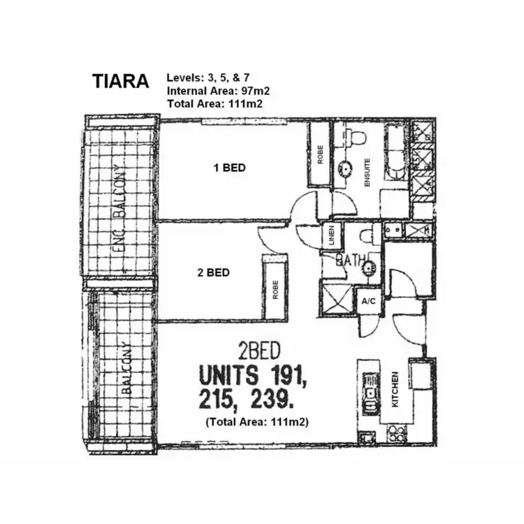Floorplan of Homely apartment listing, 191/806 Bourke Street, Waterloo NSW 2017