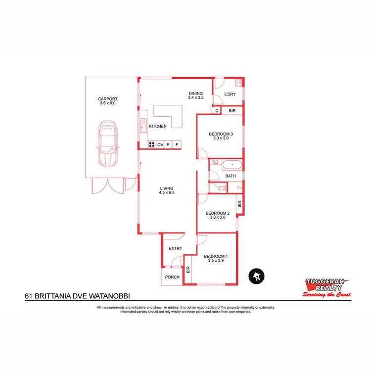 Floorplan of Homely house listing, 61 Brittania Drive, Watanobbi NSW 2259